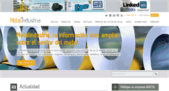 Desktop Screenshot of metalindustria.com